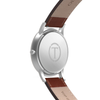 The Ares- Mens watch 45mm Brown Band Silver Case