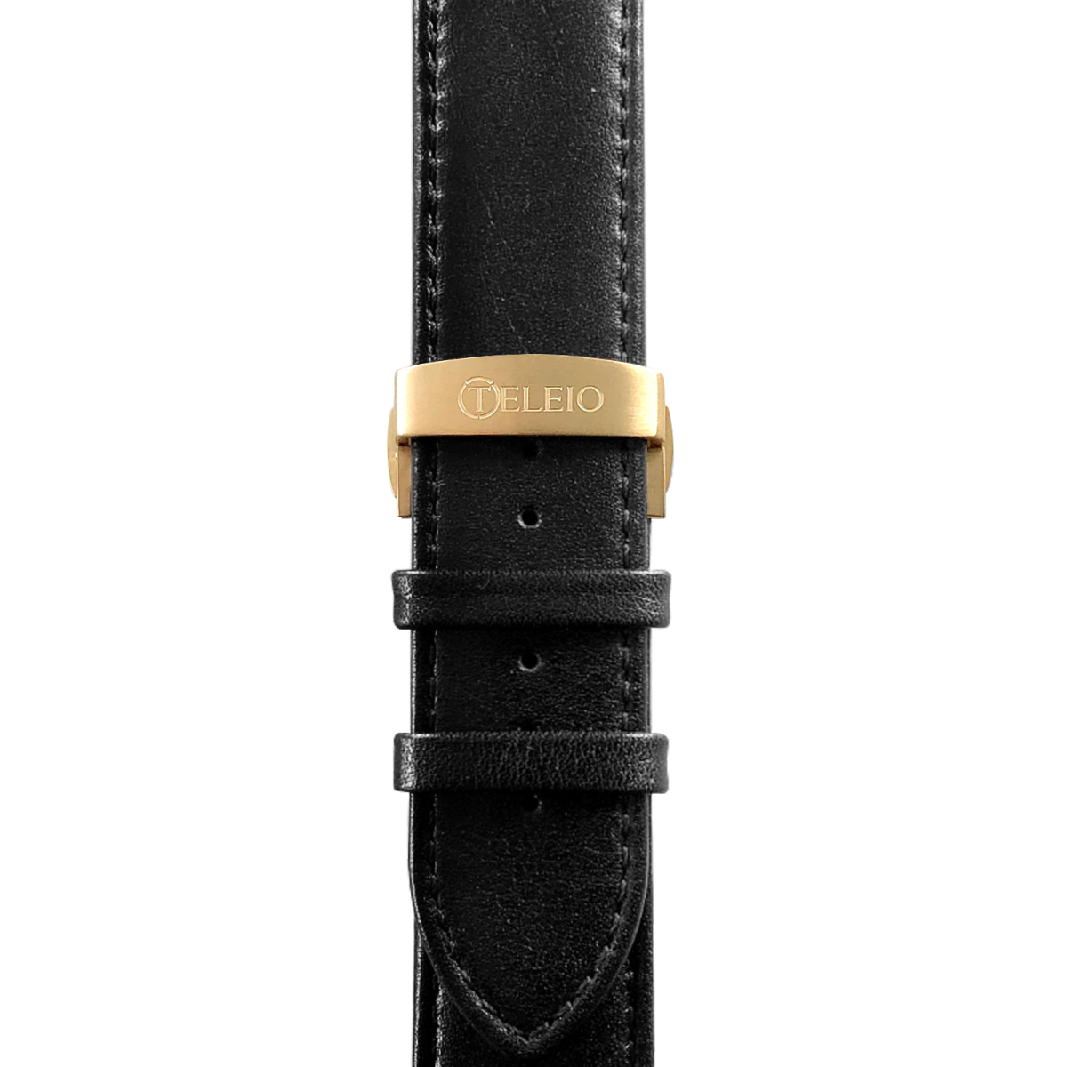 45mm Titan Black Band Gold Clasp