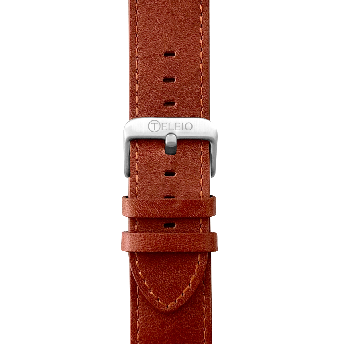 45mm - Greek Gods Brown Band Silver Clasp