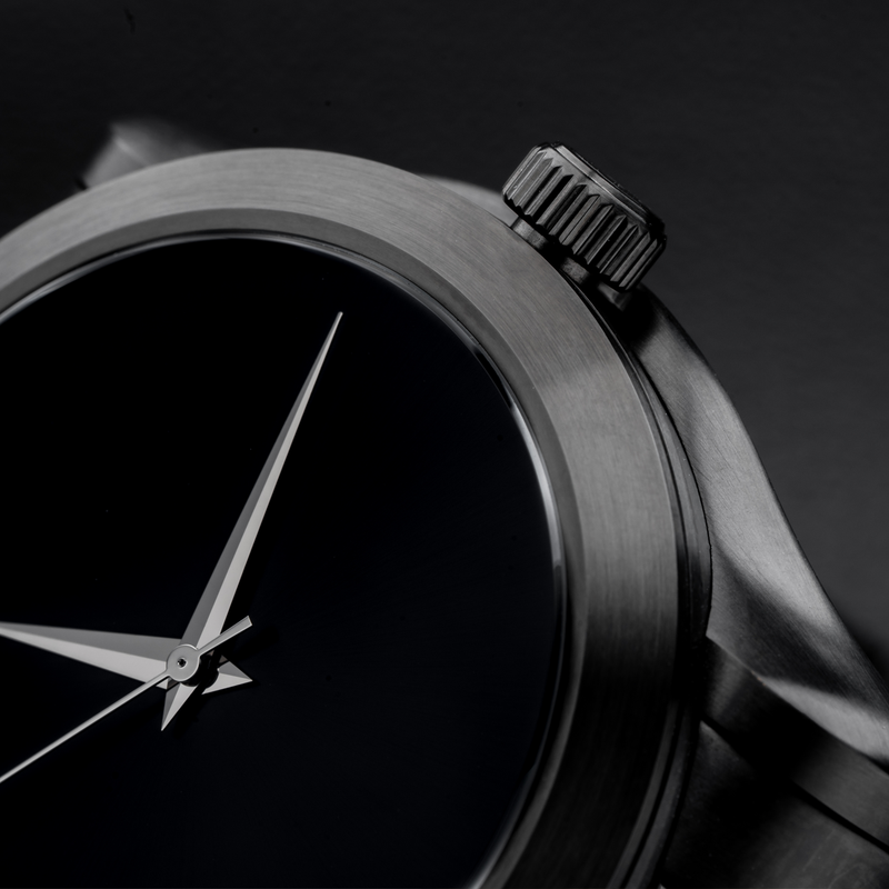 The Hyperion - Black Case | Black Dial | Black Stainless Steel Band ...